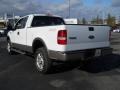 2004 Oxford White Ford F150 Lariat SuperCab 4x4  photo #3