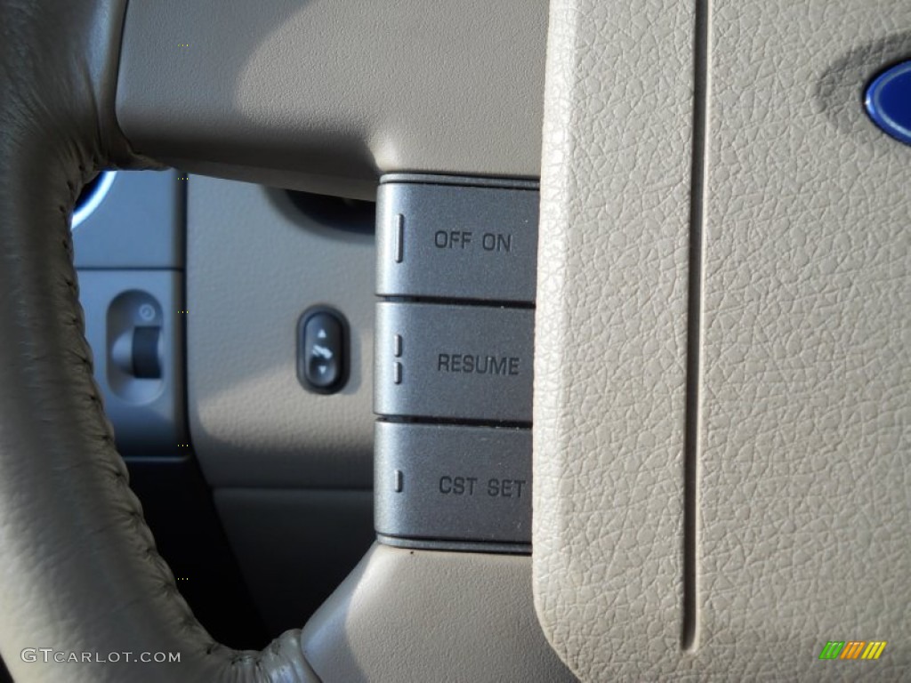 2004 F150 Lariat SuperCab 4x4 - Oxford White / Tan photo #14