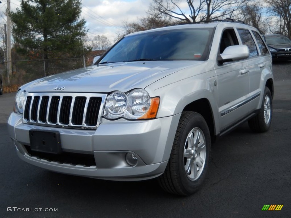 2008 Grand Cherokee Limited 4x4 - Bright Silver Metallic / Dark Khaki/Light Graystone photo #1