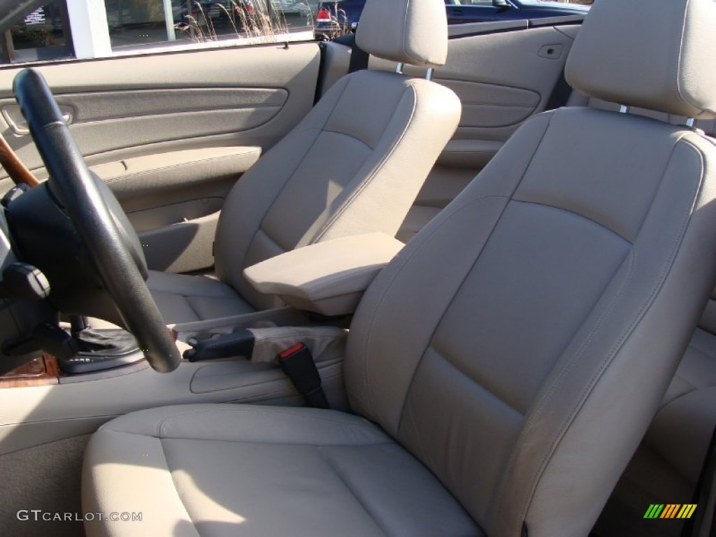 2008 1 Series 128i Convertible - Black Sapphire Metallic / Taupe photo #11