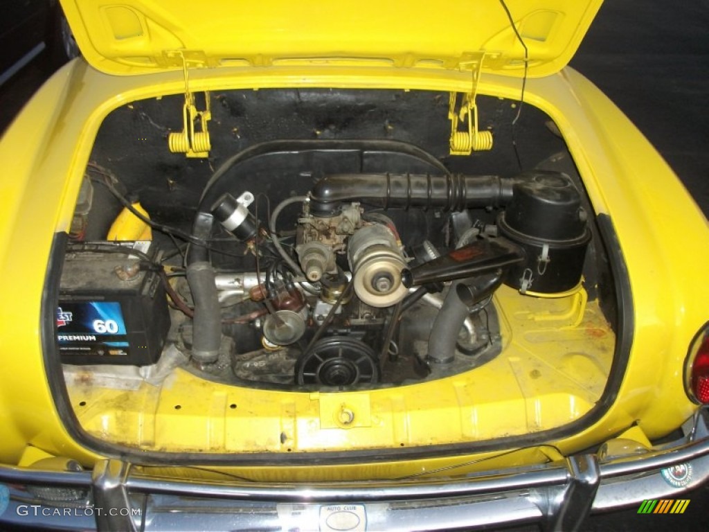 1968 Volkswagen Karmann Ghia Coupe Engine Photos