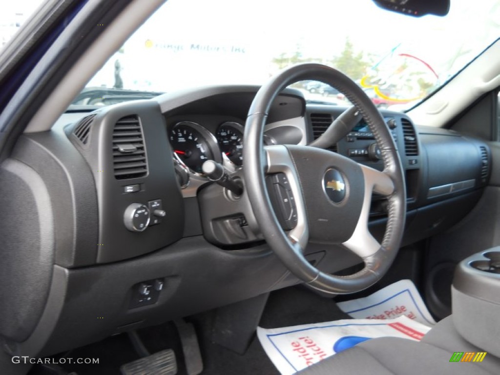 2009 Silverado 1500 LT Extended Cab 4x4 - Imperial Blue Metallic / Ebony photo #8