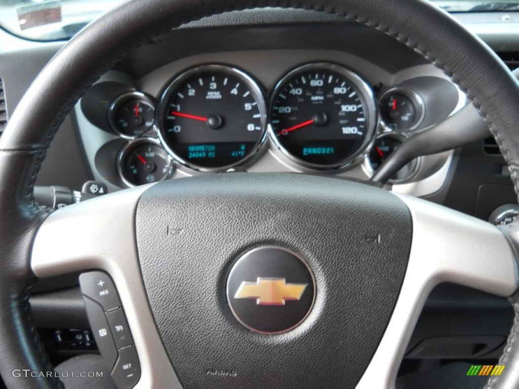 2009 Silverado 1500 LT Extended Cab 4x4 - Imperial Blue Metallic / Ebony photo #11