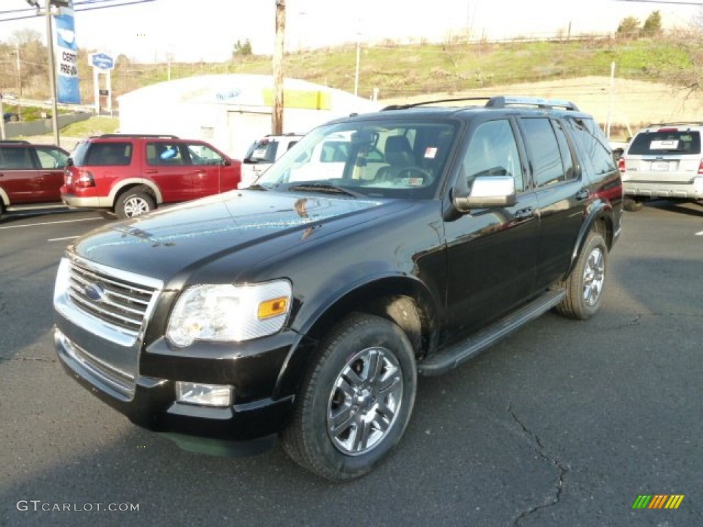 2010 Explorer Limited 4x4 - Black / Black photo #5