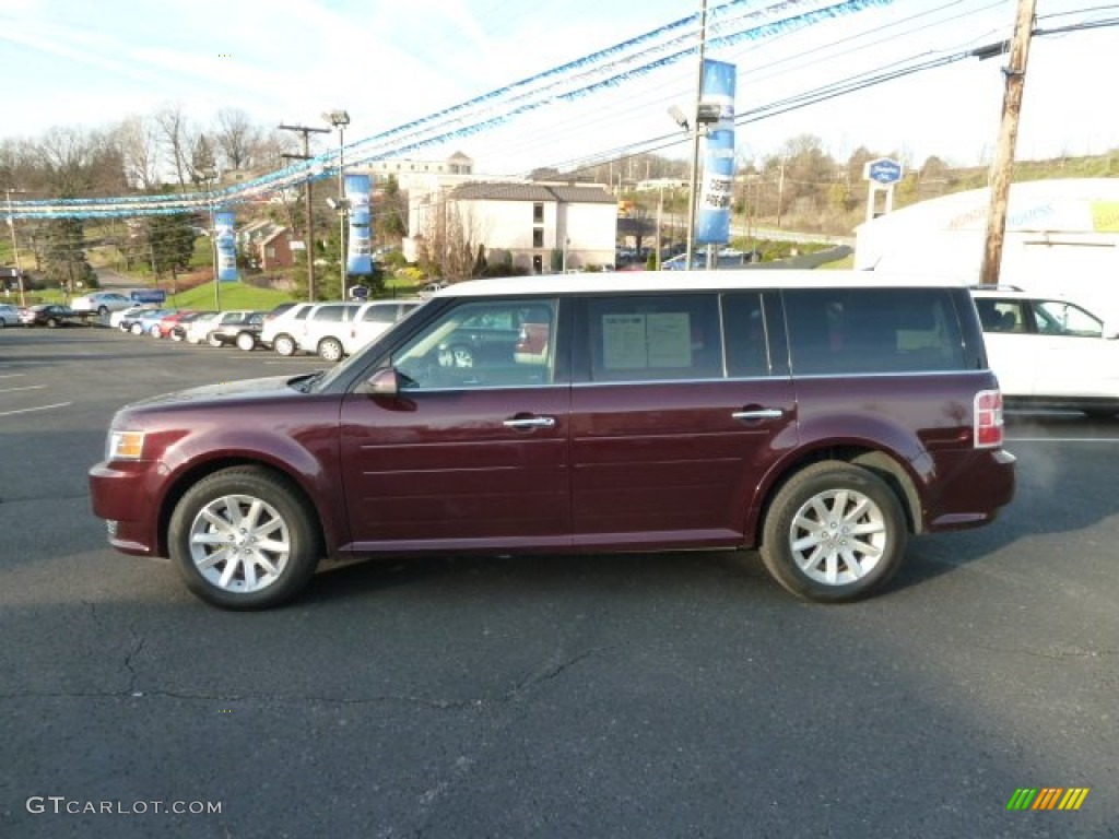 Bordeaux Reserve Red Metallic 2011 Ford Flex SEL AWD Exterior Photo #56785150