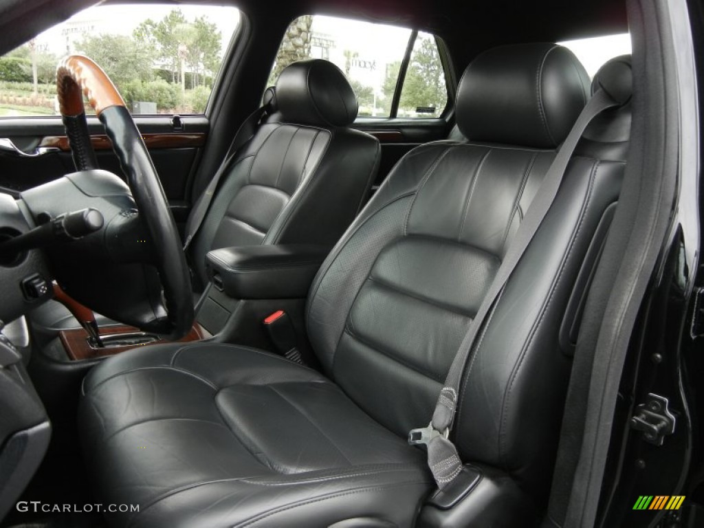 Black Interior 2001 Cadillac DeVille DTS Sedan Photo #56785717