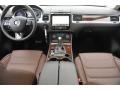 Saddle Brown 2012 Volkswagen Touareg TDI Lux 4XMotion Dashboard