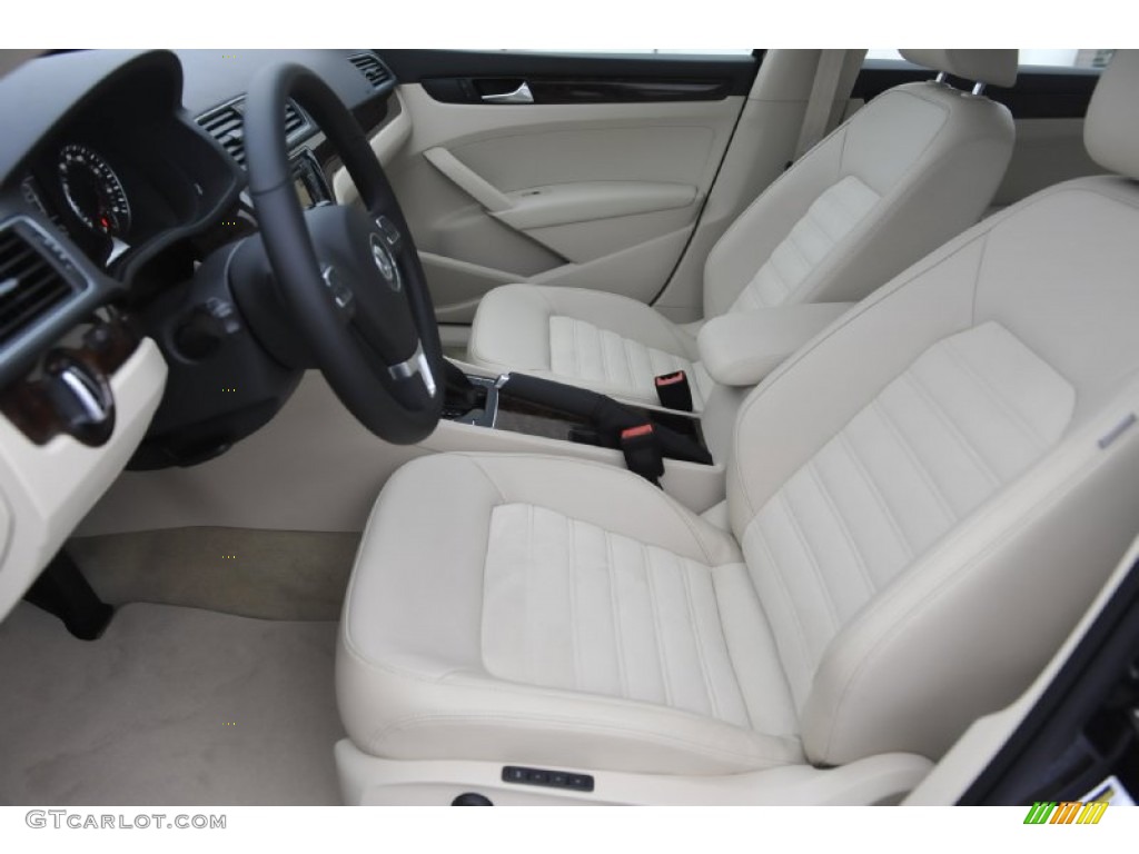 Cornsilk Beige Interior 2012 Volkswagen Passat V6 SEL Photo #56786028