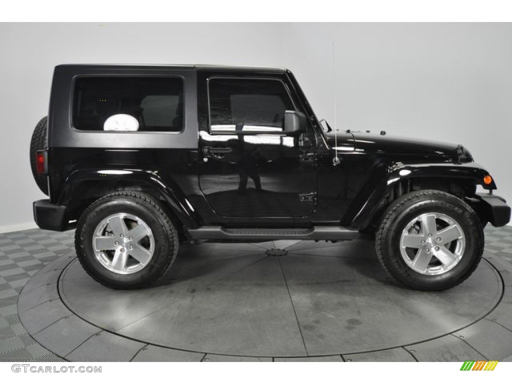 2009 Wrangler Sahara 4x4 - Black / Dark Slate Gray/Medium Slate Gray photo #14