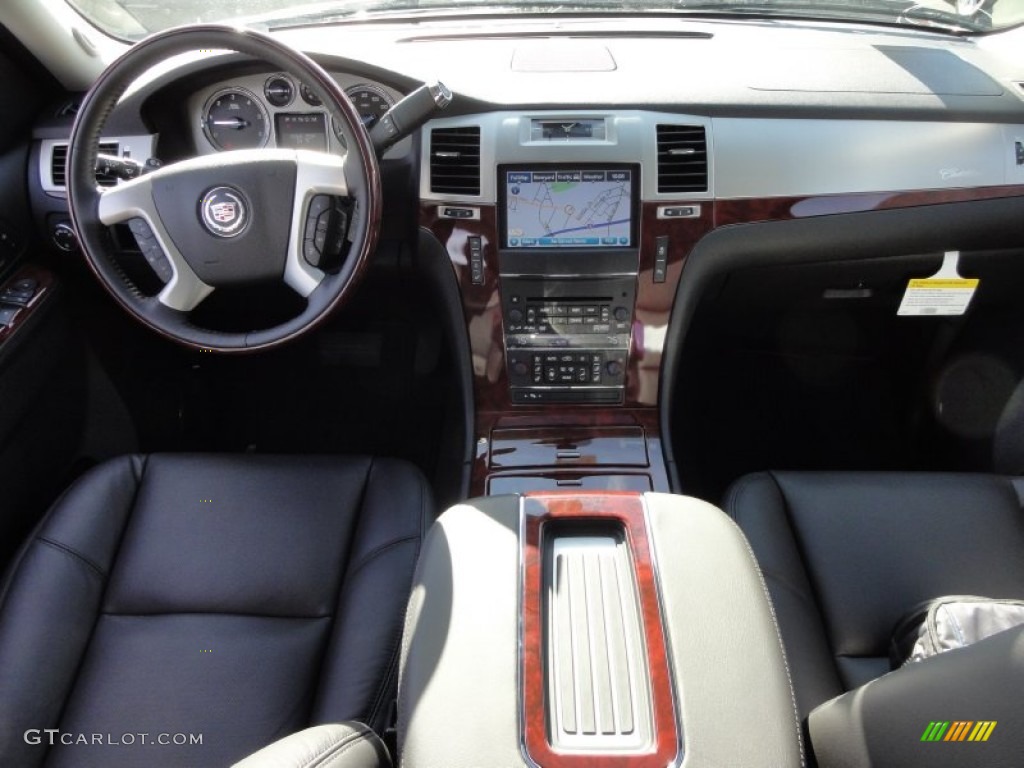 2012 Cadillac Escalade ESV Luxury AWD Ebony/Ebony Dashboard Photo #56788454