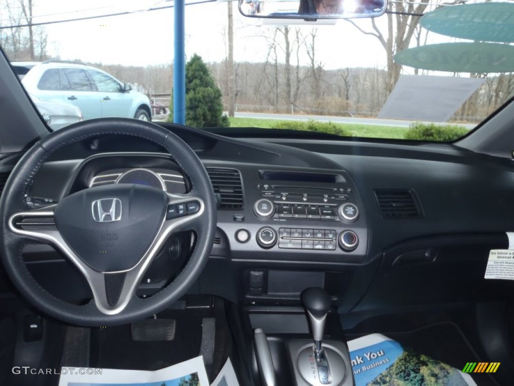 2010 Honda Civic LX-S Sedan Black Dashboard Photo #56789760