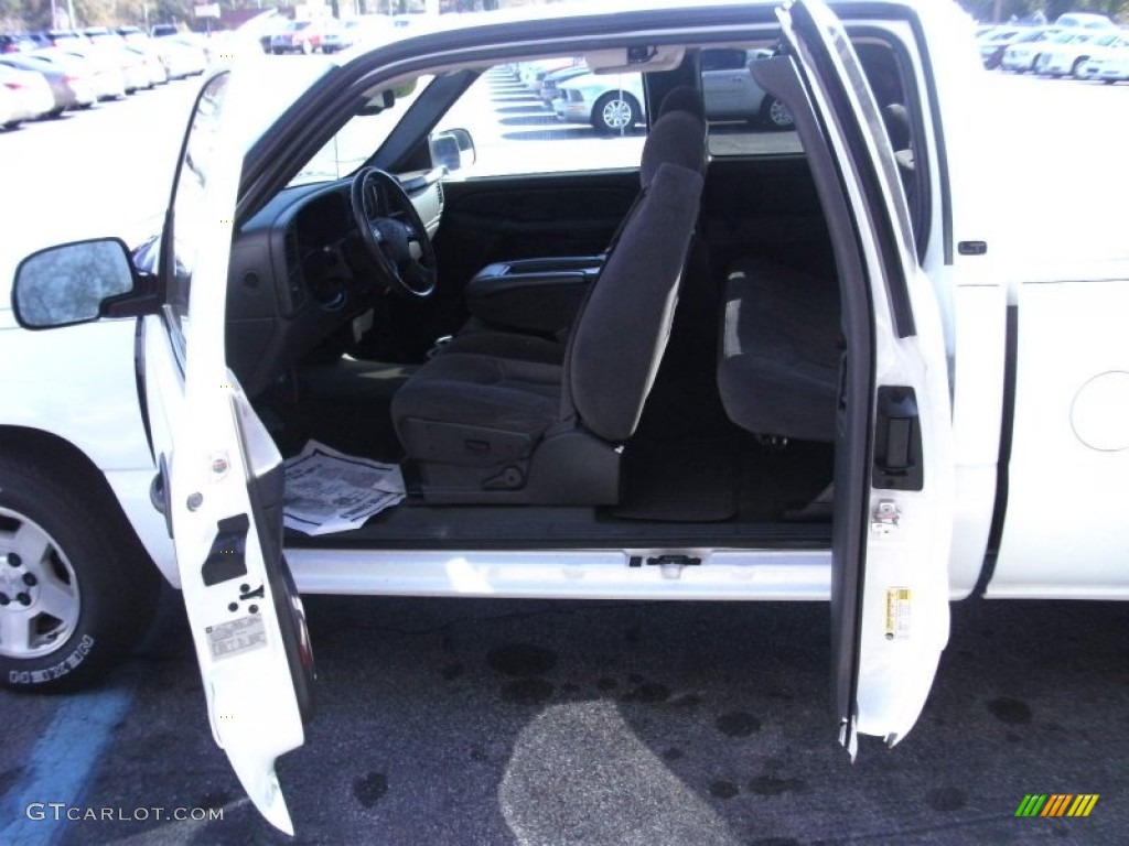 2007 Silverado 1500 Classic LS Extended Cab - Summit White / Dark Charcoal photo #9