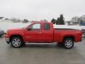 2010 Fire Red GMC Sierra 1500 SLE Extended Cab 4x4  photo #2
