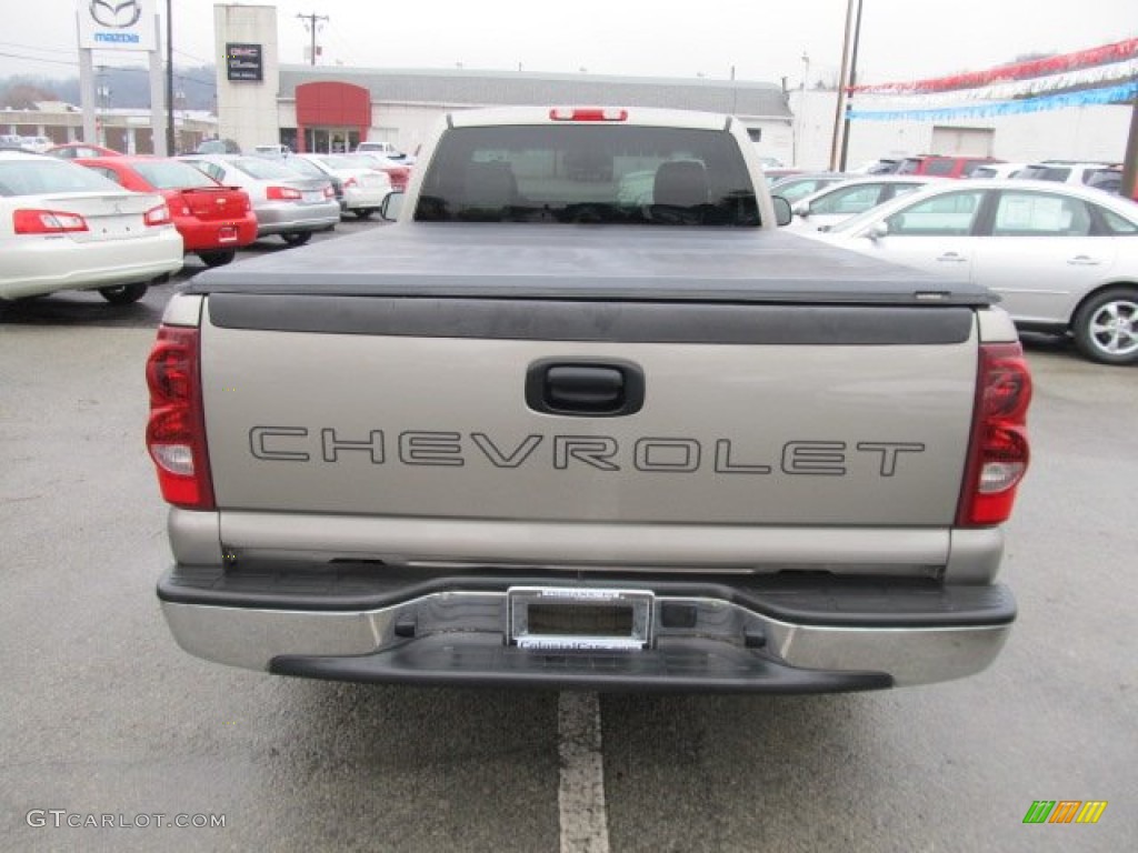 2003 Silverado 1500 LS Regular Cab - Light Pewter Metallic / Dark Charcoal photo #8