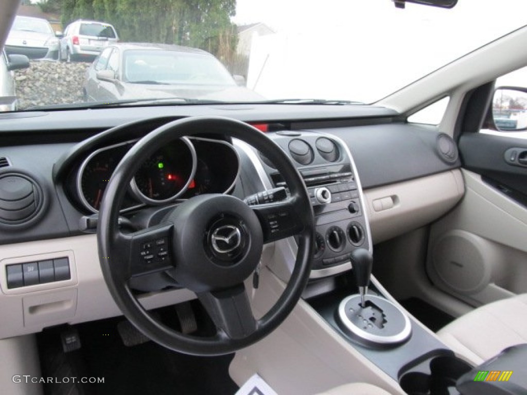 2007 Mazda CX-7 Sport Sand Dashboard Photo #56790705