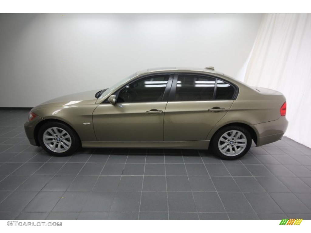 2007 3 Series 328i Sedan - Sonora Metallic / Beige photo #10