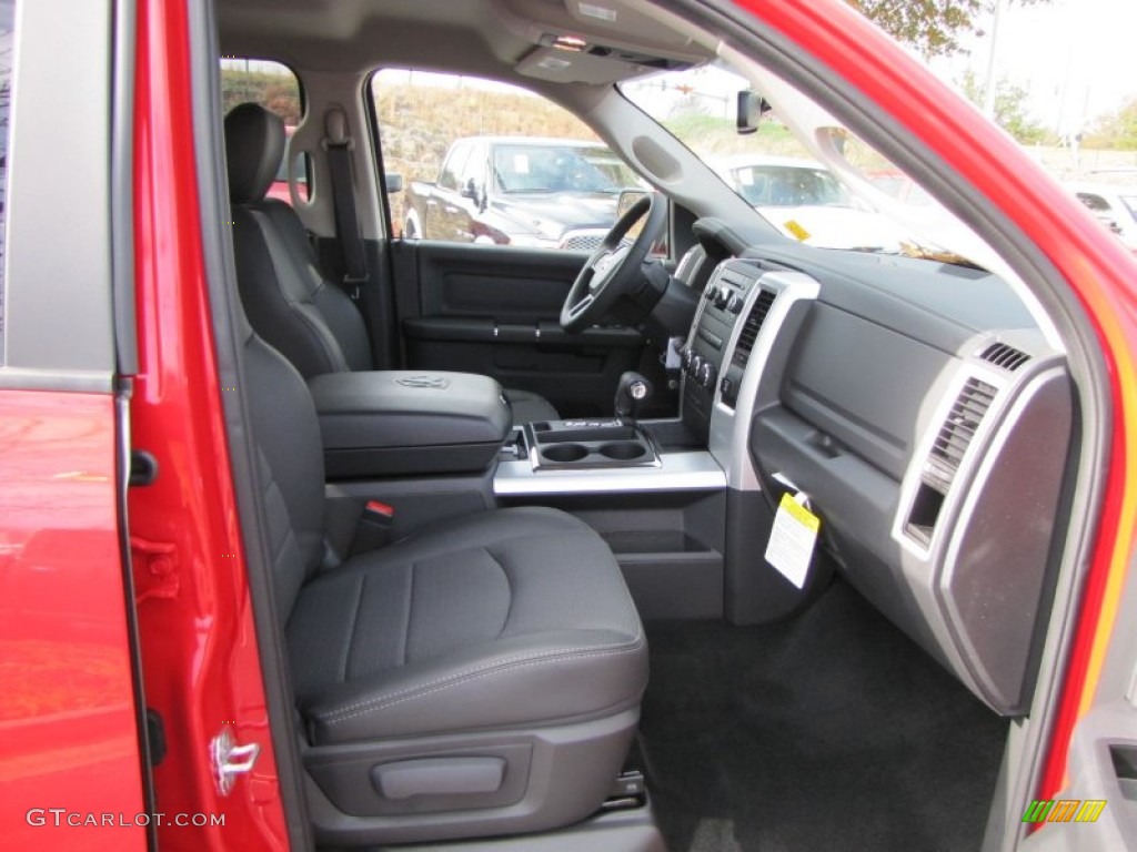 Dark Slate Gray Interior 2012 Dodge Ram 1500 Sport Crew Cab Photo #56790828