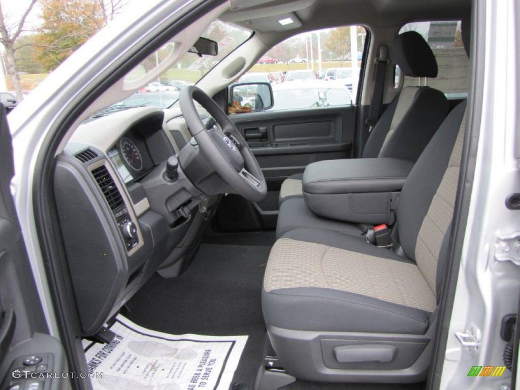 Dark Slate Gray/Medium Graystone Interior 2012 Dodge Ram 1500 Express Quad Cab Photo #56790933