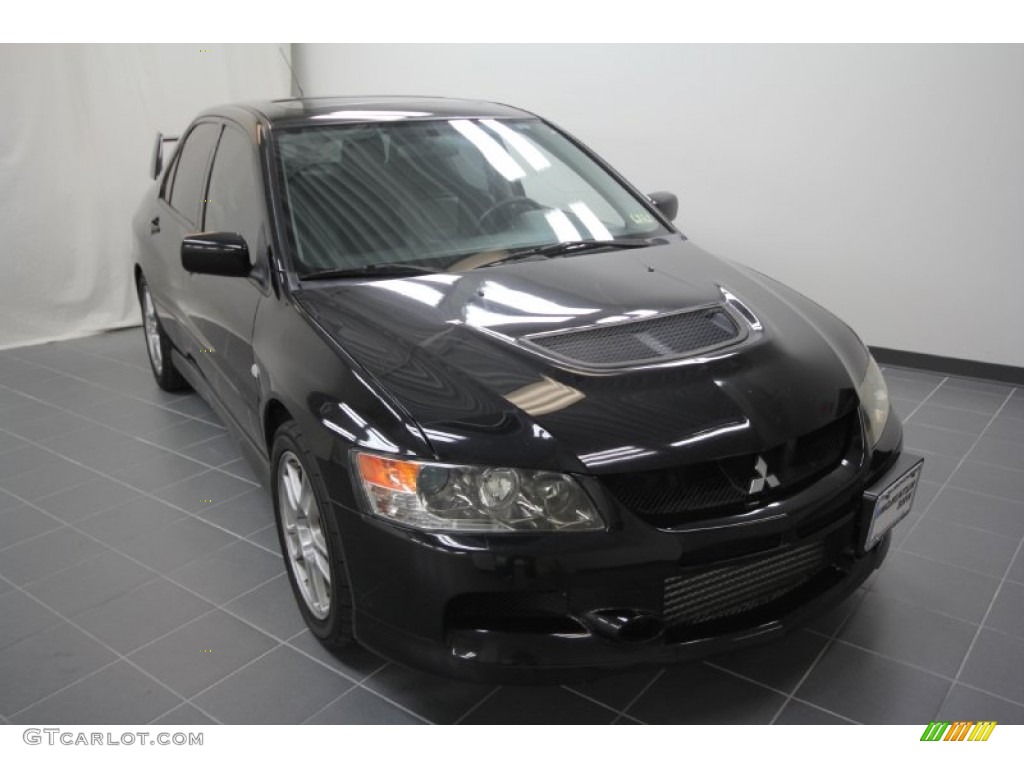 Tarmac Black 2006 Mitsubishi Lancer Evolution IX Exterior Photo #56790972