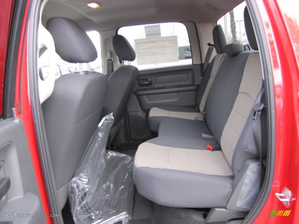 2012 Ram 1500 Express Crew Cab - Flame Red / Dark Slate Gray/Medium Graystone photo #8