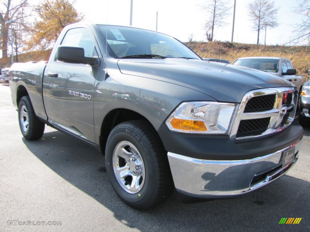 2012 Ram 1500 ST Regular Cab - Mineral Gray Metallic / Dark Slate Gray/Medium Graystone photo #4