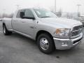 Bright Silver Metallic 2012 Dodge Ram 3500 HD Big Horn Mega Cab Dually Exterior