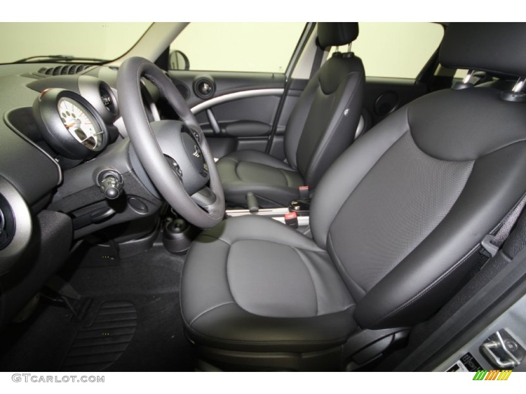 Carbon Black Interior 2012 Mini Cooper Countryman Photo #56791785