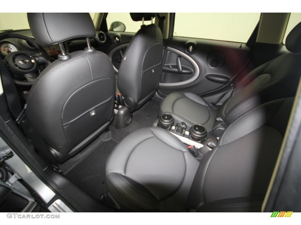 Carbon Black Interior 2012 Mini Cooper Countryman Photo #56791899