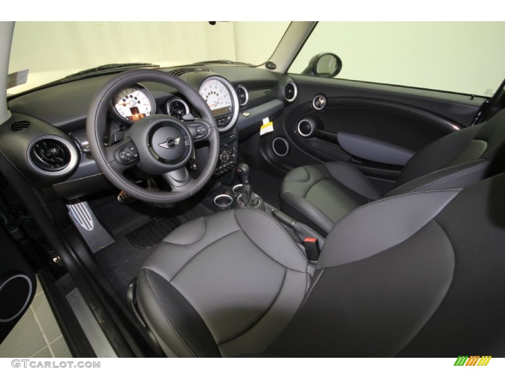 Carbon Black Interior 2012 Mini Cooper S Clubman Photo #56792014