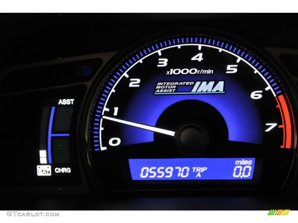 2009 Honda Civic Hybrid Sedan Gauges Photo #56792157