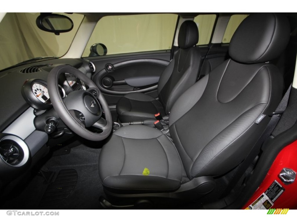 Carbon Black Interior 2012 Mini Cooper Clubman Photo #56792463