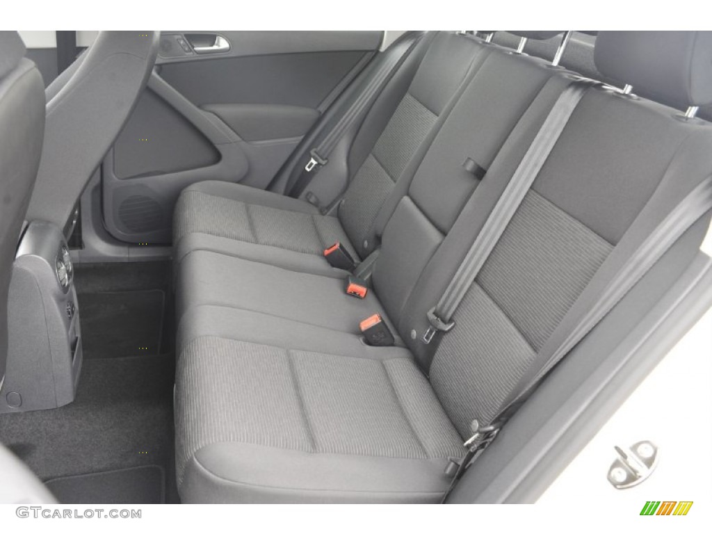 Black Interior 2012 Volkswagen Tiguan S Photo #56792490