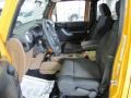 2012 Dozer Yellow Jeep Wrangler Unlimited Sahara 4x4  photo #6
