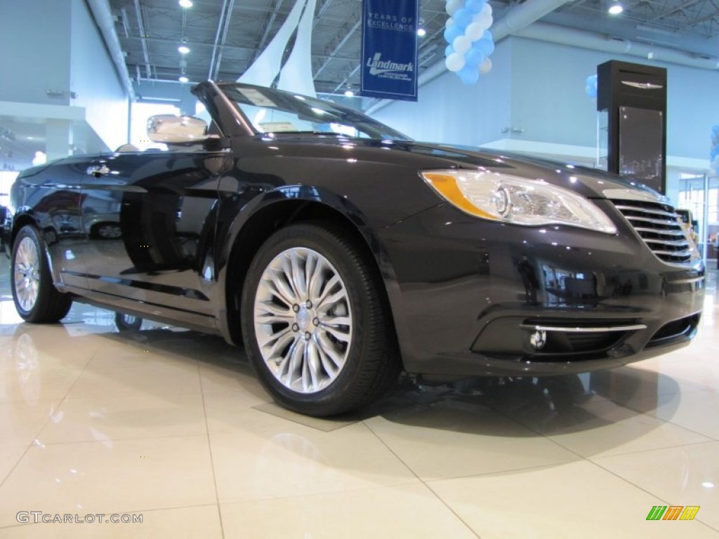 Blackberry Pearl Coat 2012 Chrysler 200 Limited Convertible Exterior Photo #56792613