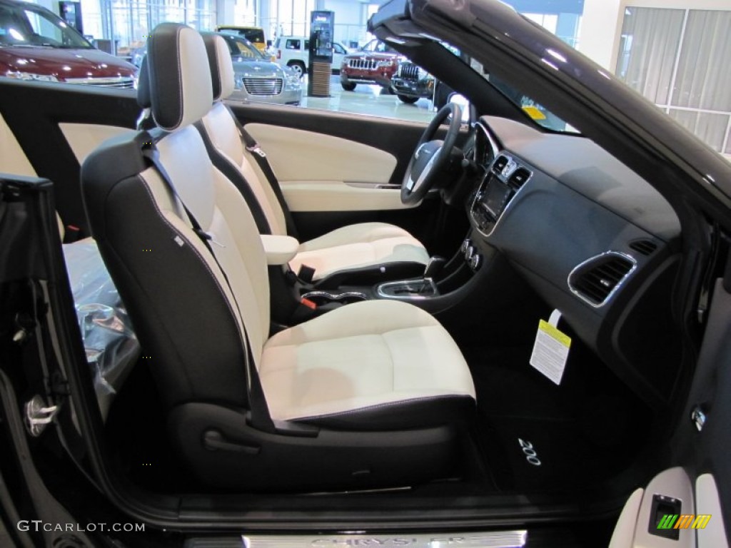 Black Pearl Interior 2012 Chrysler 200 Limited Convertible