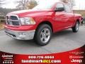 2011 Flame Red Dodge Ram 1500 Big Horn Crew Cab  photo #1