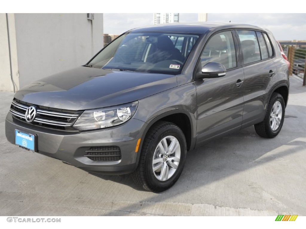 Pepper Gray Metallic 2012 Volkswagen Tiguan S Exterior Photo #56792898