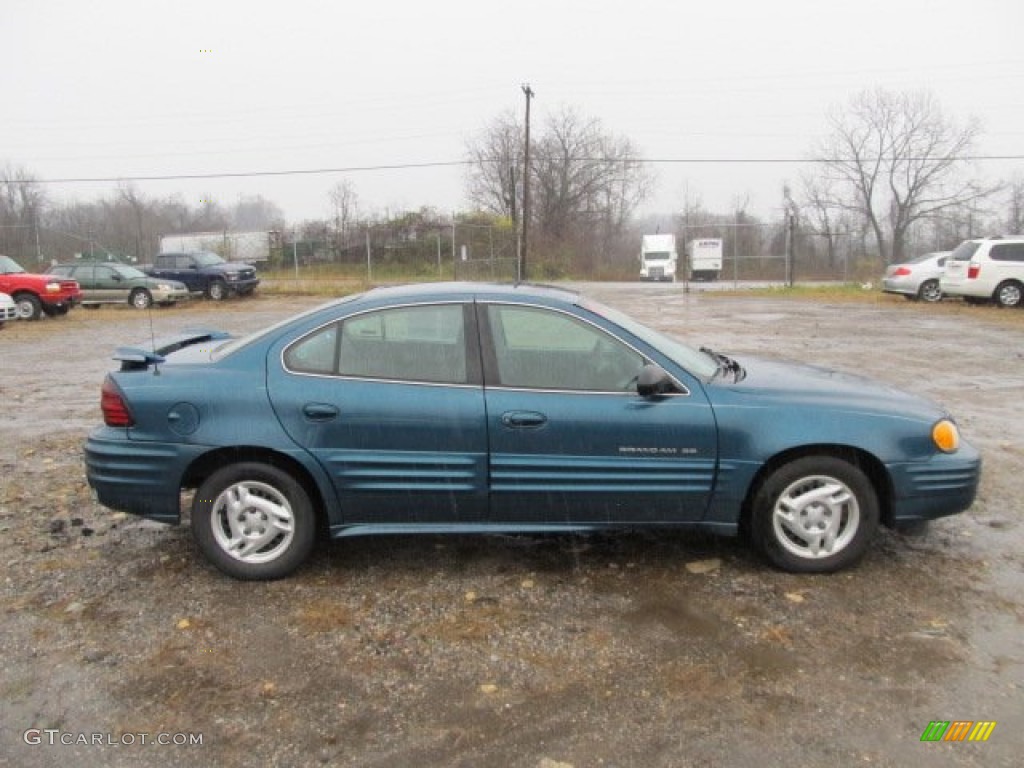Dark Tropic Teal Metallic 2002 Pontiac Grand Am SE Sedan Exterior Photo #56792976