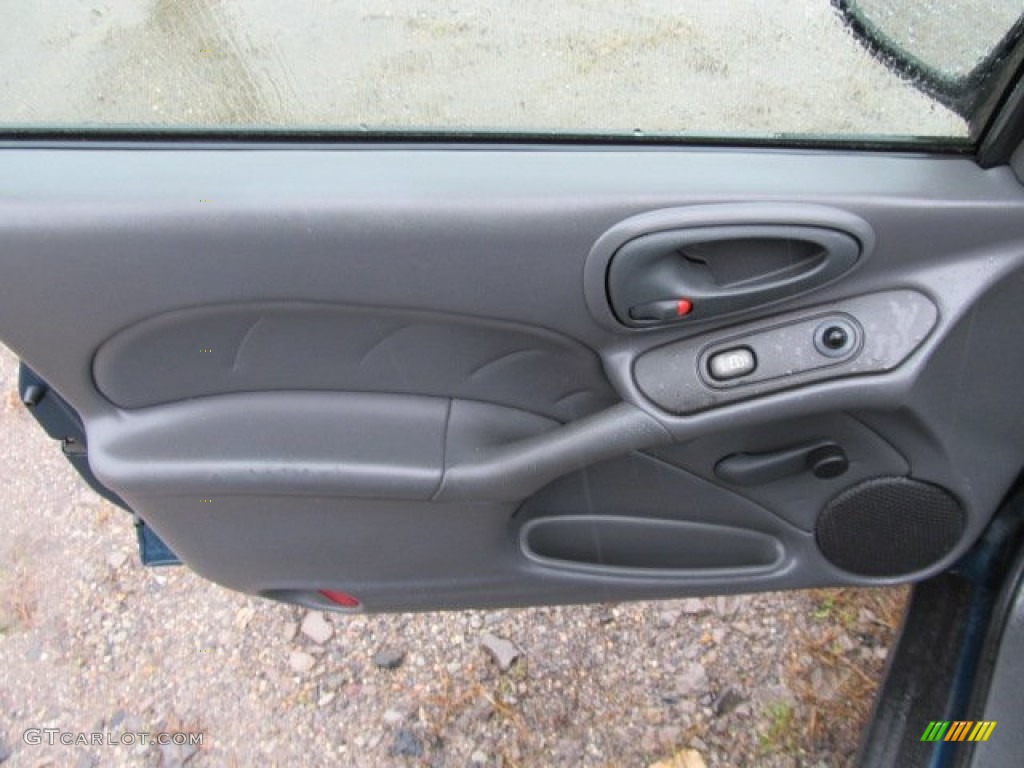 2002 Pontiac Grand Am SE Sedan Dark Pewter Door Panel Photo #56793020