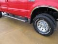 2004 Red Ford F350 Super Duty XLT SuperCab 4x4  photo #3