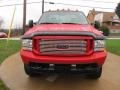 2004 Red Ford F350 Super Duty XLT SuperCab 4x4  photo #4