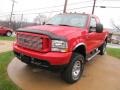 2004 Red Ford F350 Super Duty XLT SuperCab 4x4  photo #5