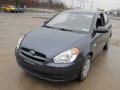 2007 Charcoal Gray Hyundai Accent GS Coupe  photo #3