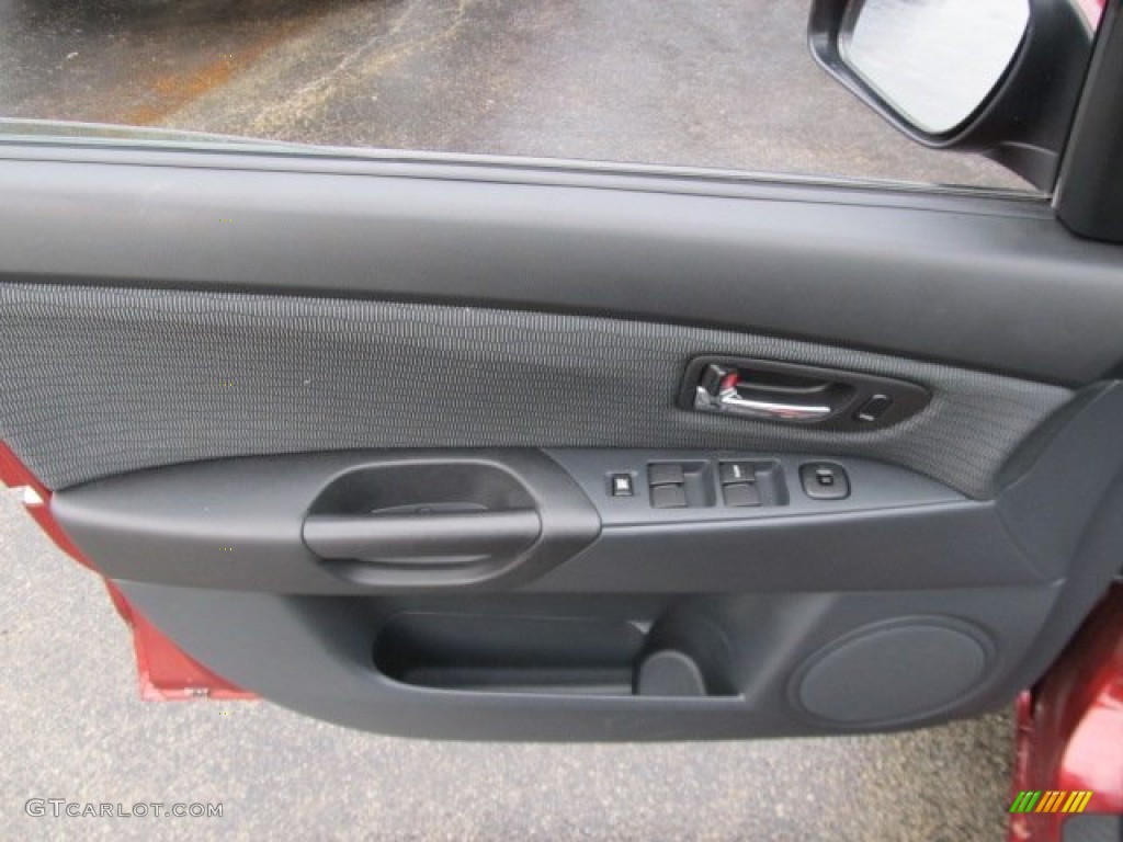 2009 Mazda MAZDA3 i Touring Sedan Black Door Panel Photo #56793900