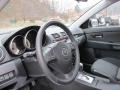 Black 2009 Mazda MAZDA3 i Touring Sedan Steering Wheel