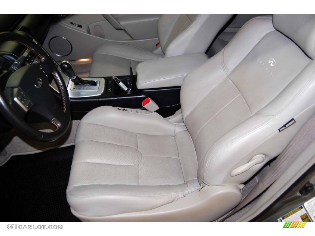 Stone Gray Interior 2007 Infiniti G 35 Coupe Photo #56794272