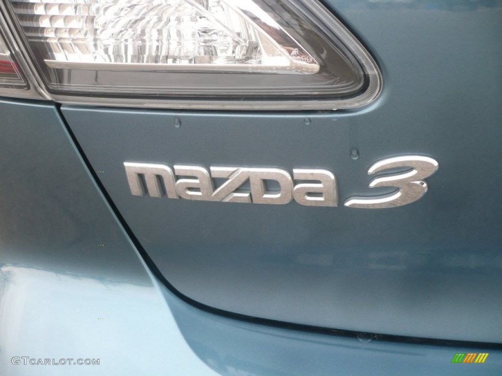 2010 MAZDA3 i Sport 4 Door - Gunmetal Blue Mica / Black photo #13
