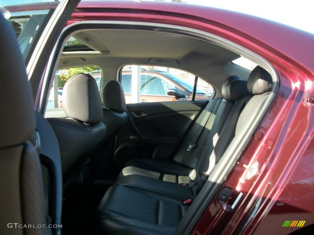 2010 TSX Sedan - Basque Red Pearl / Ebony photo #8