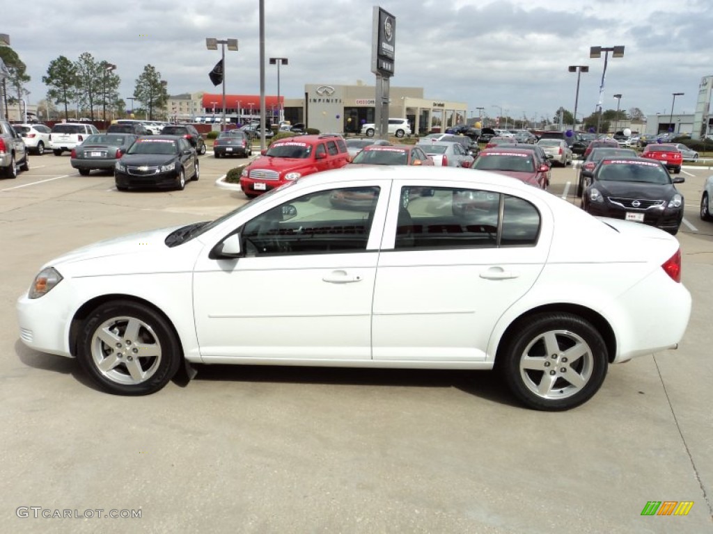 2010 Cobalt LT Sedan - Summit White / Ebony photo #5
