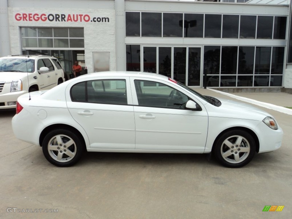 2010 Cobalt LT Sedan - Summit White / Ebony photo #6